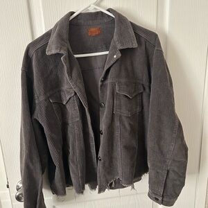 Woman’s greyish purple Corduroy Jacket